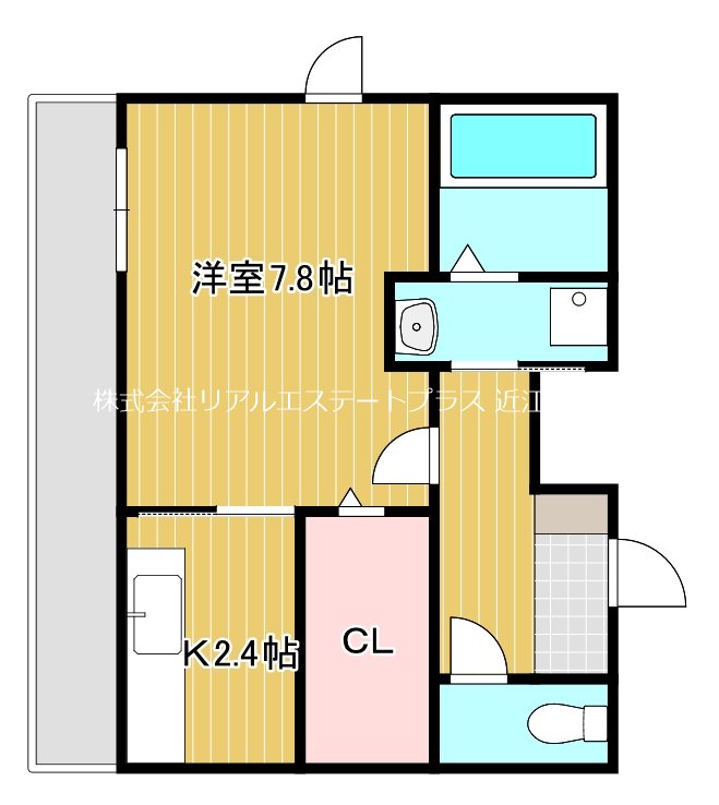 ケントハウススリー 105号室 間取り