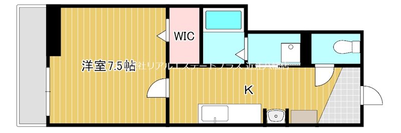 S.T　Light  101号室 間取り