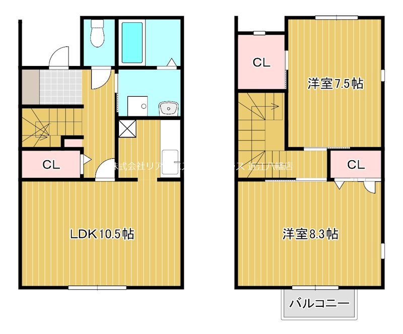 ツインキュアOBC　（S) 108号室 間取り
