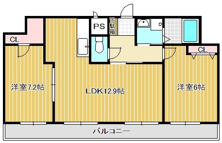 エヌハイム 205号室 間取り