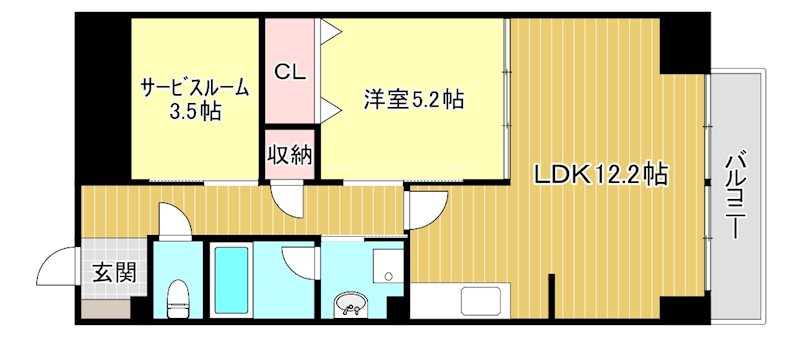 ヴィエナ栗東 103号室 間取り