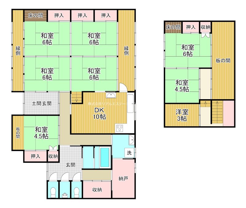 東近江市北坂町貸家 1号室 間取り