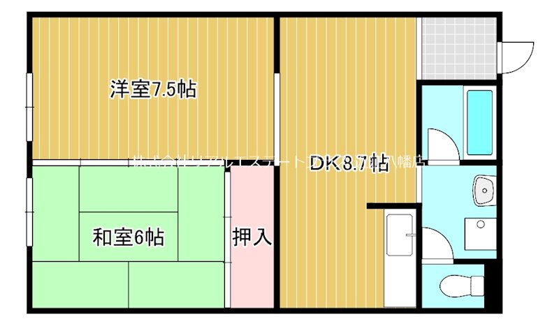 南方マンション 302号室 間取り