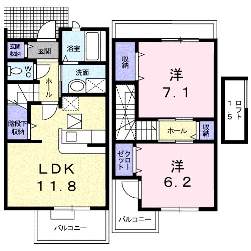 ベル　ジョイ　Ｂ 103号室 間取り