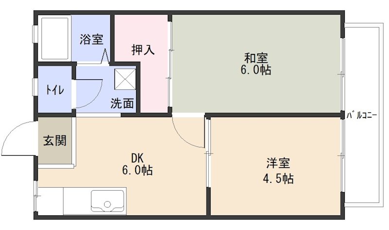 ランドハイツ 間取り