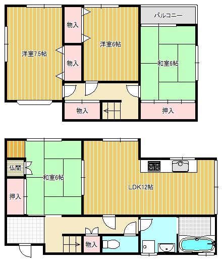 北大路貸家 間取り