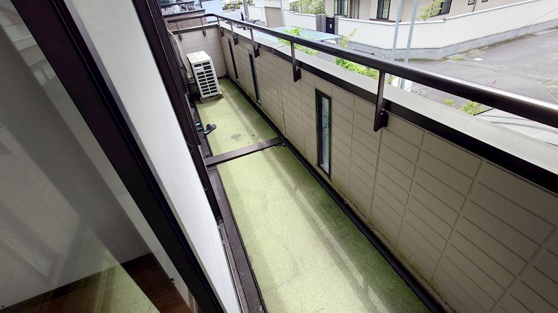 大橋５丁目貸家　I邸 ベランダ