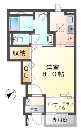 （仮称）守山６丁目新築アパート 102号室 間取り