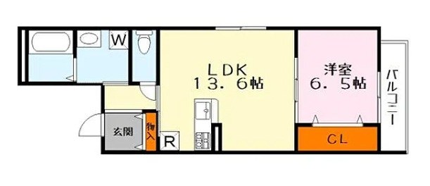 ビエノス焔魔堂 302号室 間取り