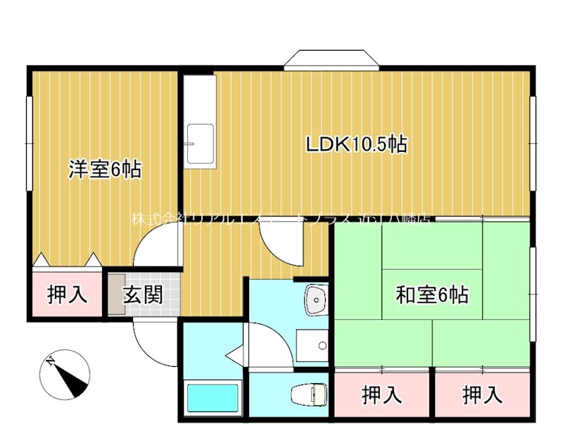ロイヤルシャトーG棟   202号室 間取り