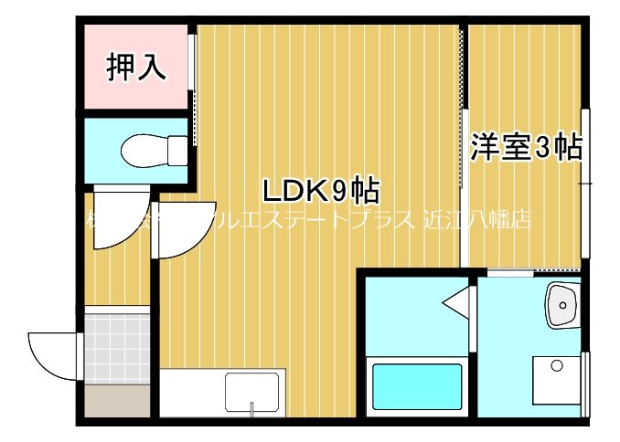 Nalu 206号室 間取り