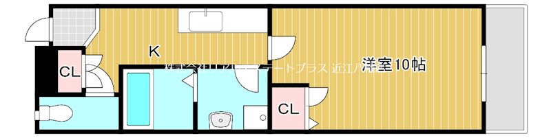 ルネスKenjun  203号室 間取り