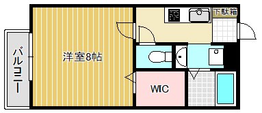 ユニハ 103号室 間取り