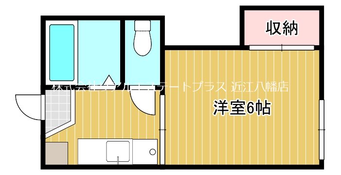 アムネス音羽  106号室 間取り