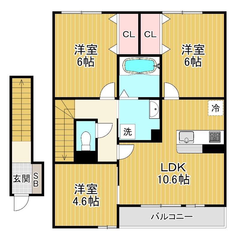 さざんか守山 間取り