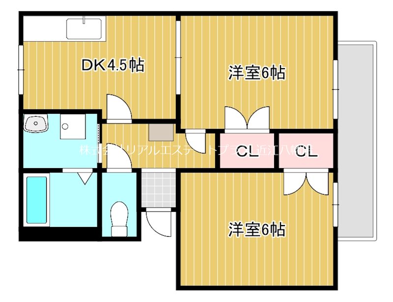 アーサN1-2 203号室 間取り