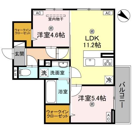秀豊5号館 201号室 間取り