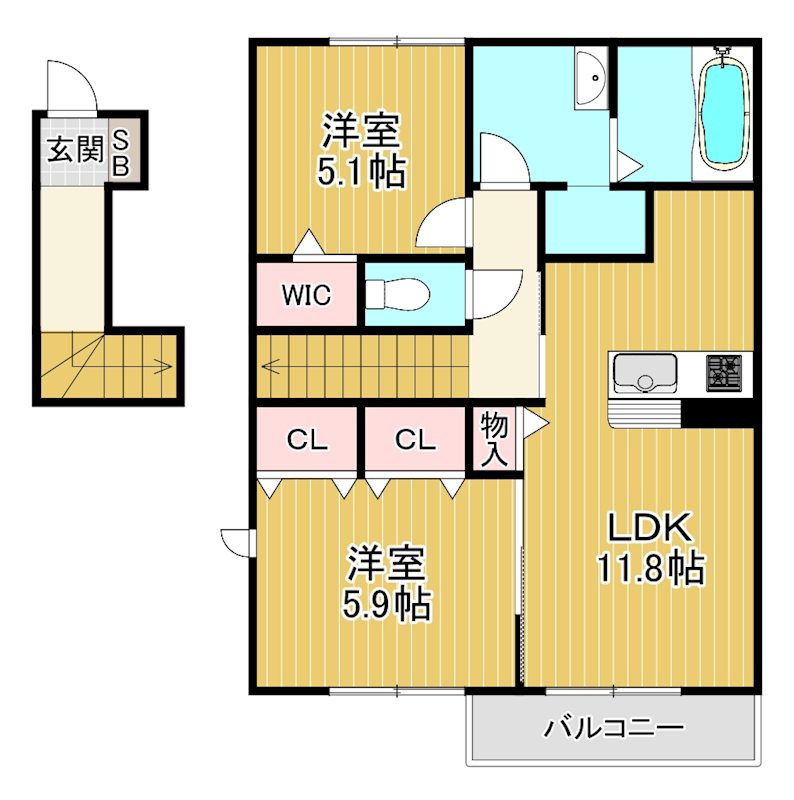 STS 間取り