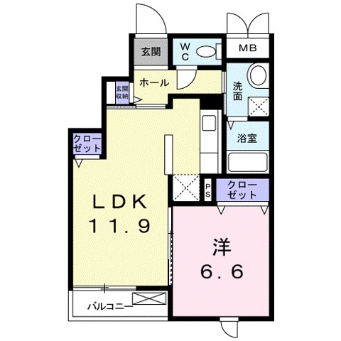 ＣＡＳＡ　ＡＺ 305号室 間取り