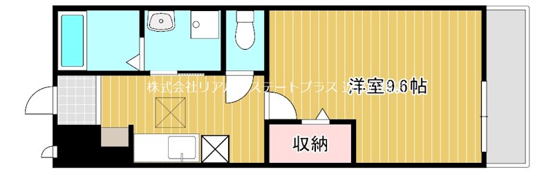 ロワール 101号室 間取り