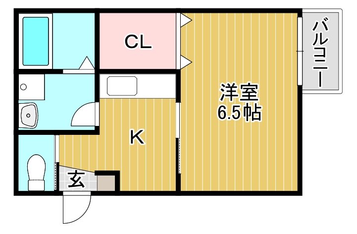 アリエッタ A号室 間取り