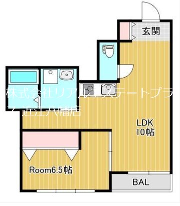 敷島第１マンション  203号室 間取り