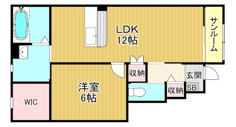 守山市伊勢町新築アパート 105号室 間取り