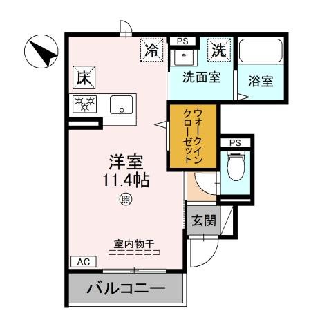Esprit　Ⅴ 間取り