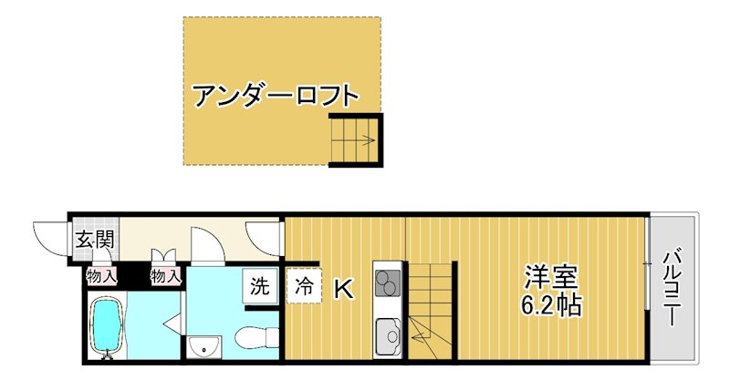 野洲レジーナ (REGINA) 103号室 間取り