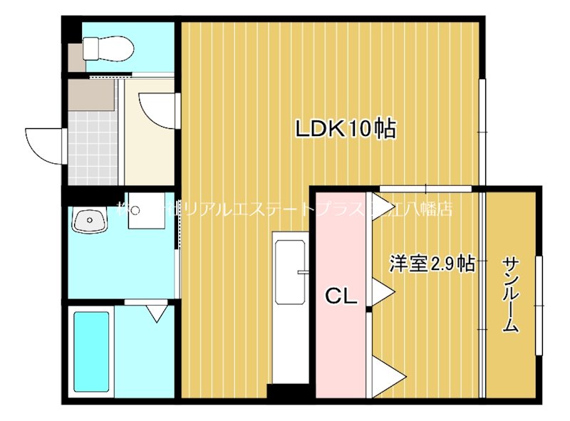 レオン 102号室 間取り