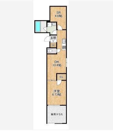 AIsonari 101号室 間取り