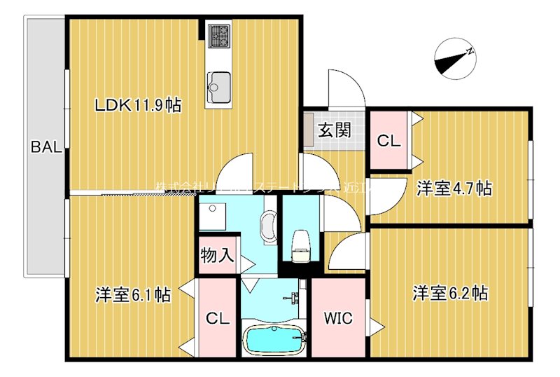 セジュールヨーコン 間取り