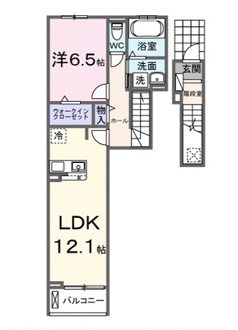 アンシャンテ 203号室 間取り