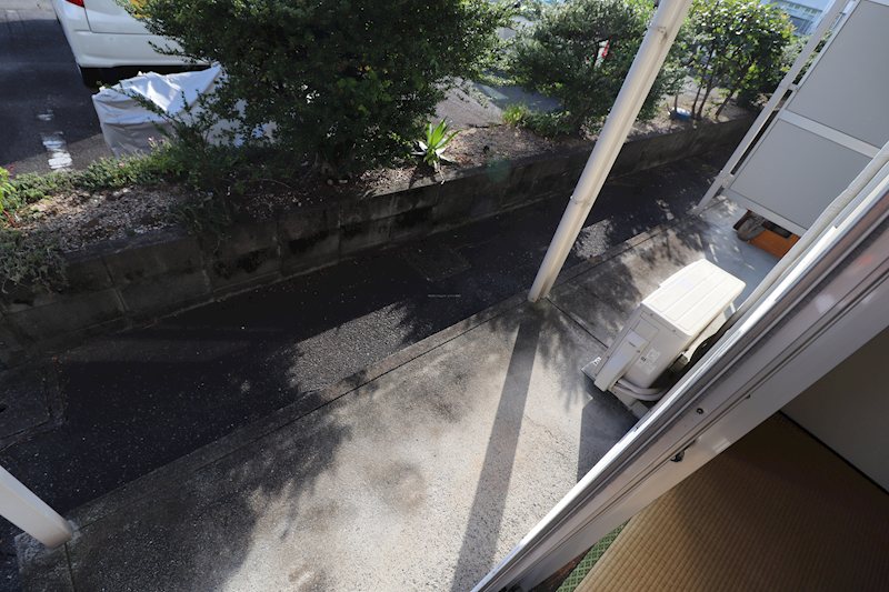 大橋アパート ベランダ