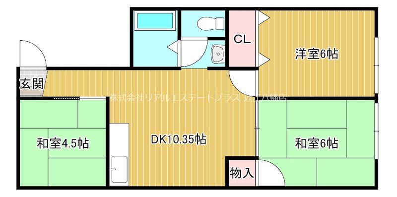 緑冨荘  間取り