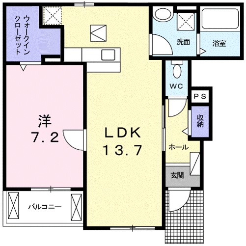 フォンヴィラージュ 105号室 間取り