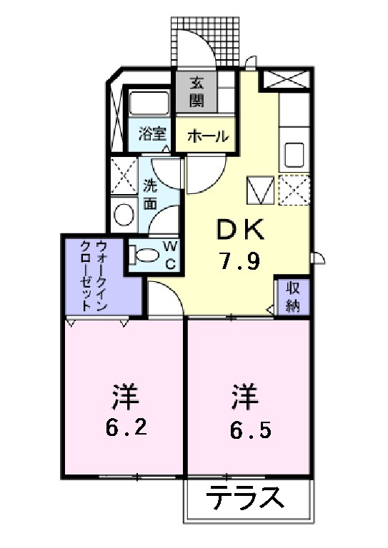 フロレスタ　キャピタル 101号室 間取り