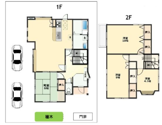 綣８丁目貸家 間取り