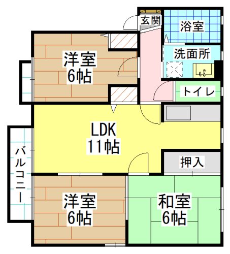 パラシオ赤坂C棟 間取り