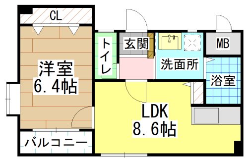 アンビエンス小倉駅前 間取り