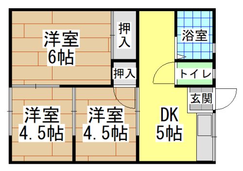 サンハイツ吉田 間取り