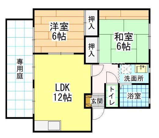 フレグランス・クレフォートA棟 間取り