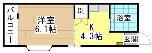 フォーラム21熊本Ⅱ 間取り図