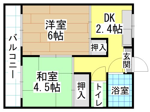 アベニュー片野 間取り