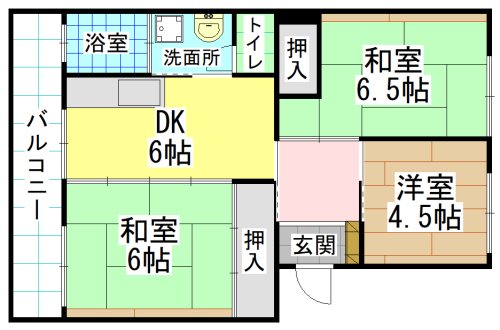 森田第三マンション 間取り