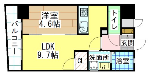 Erde三萩野 間取り