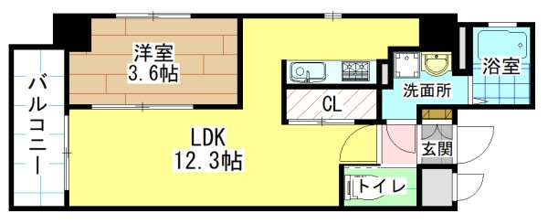 Erde三萩野 間取り
