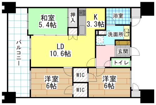 ポレスタータワー大手町リーモ 間取り
