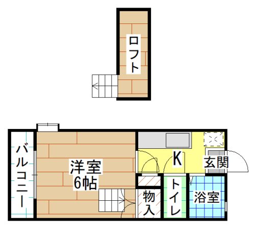 ロフト若園 間取り