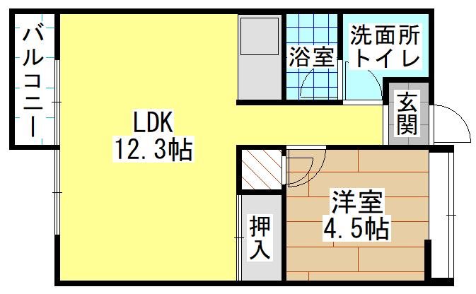 Moon中原東 間取り